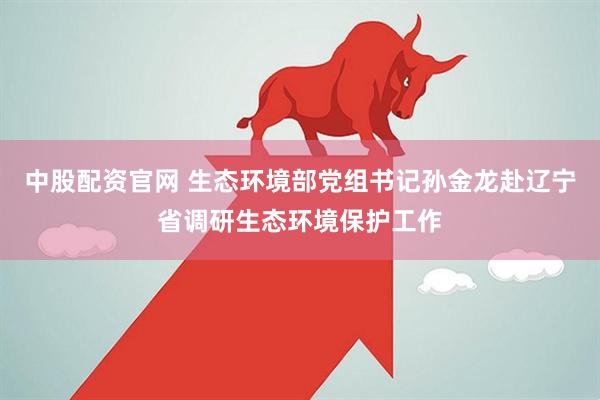 中股配资官网 生态环境部党组书记孙金龙赴辽宁省调研生态环境保护工作